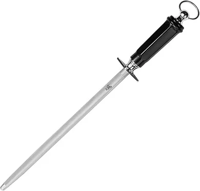 Sakari 10" Professional Honing Steel: Japanese High Carbon Steel, ABS Handle.