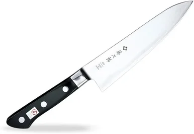TOJIRO F-807 7-inch Chef Knife: VG10 Clad Steel, Reinforced Laminate