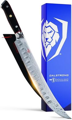 DALSTRONG Shogun Series Elite 10" Butcher Knife: AUS-10V Steel, G10 Handle, Sheath Included
