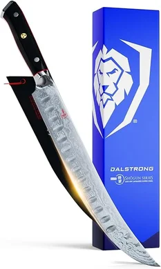 DALSTRONG Shogun Series Elite 10" Butcher Knife: AUS-10V Steel, G10 Handle, Sheath Included