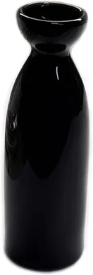 Microwave-safe Black Porcelain Sake Carafe (7.5 oz)
