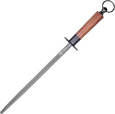 Mitsumoto Sakari 12" Japanese Honing Rod: Professional Kitchen Knife Sharpener