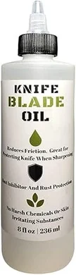 Premium Knife & Stone Oil: 8 oz Food-Safe Formula for Carbon Steel Blades