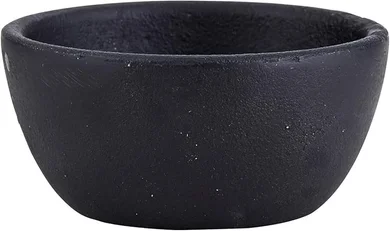 Rustic Cast Iron Bowl (Extra Small, Black)