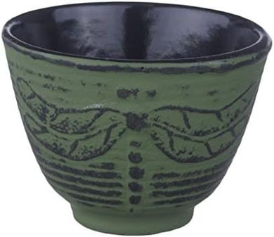 Star Cast Iron Teacup (4oz, Green)
