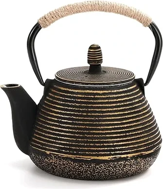 Midimori Enameled Cast Iron Teapot with Infuser (34 oz)