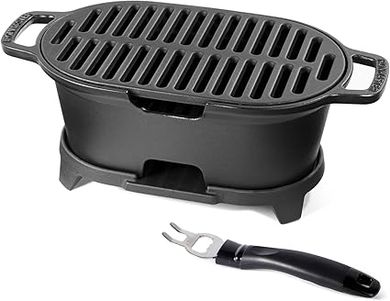 IronMaster Mini Hibachi Grill: Portable Charcoal Grill for Camping & BBQ
