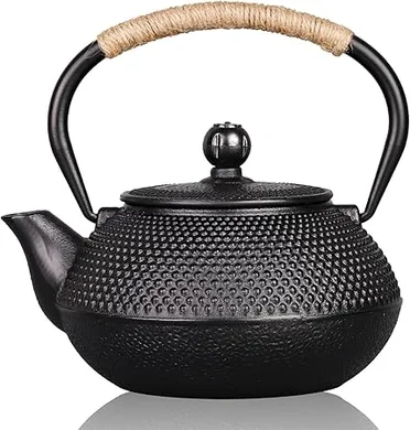 Cast Iron Tetsubin Teapot with Stainless Steel Infuser