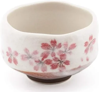 Handcrafted Japanese Sakura Matcha Bowl (HSMB-SKFL3)