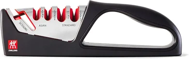 ZWILLING 5-Stage Sharpener: Sharpens Japanese & Western knives easily, with a non-slip base.