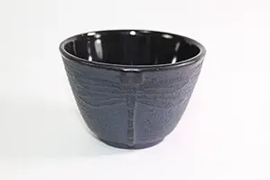 Dark Blue Dragonfly Cast Iron Teacup (Sales Tax Included)
