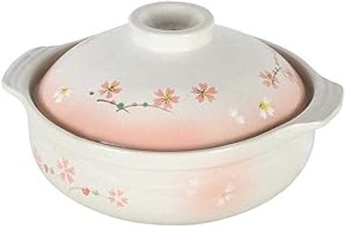 Sakura Donabe Hot Pot: 7-inch Clay Pot for 1-2
