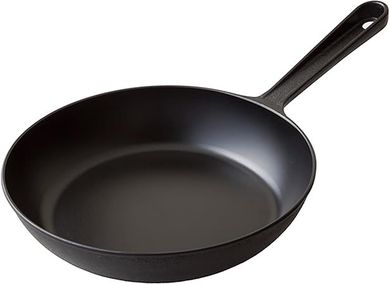 IPPINKA 9.5" Japanese Cast Iron Frypan: Lightweight & Durable
